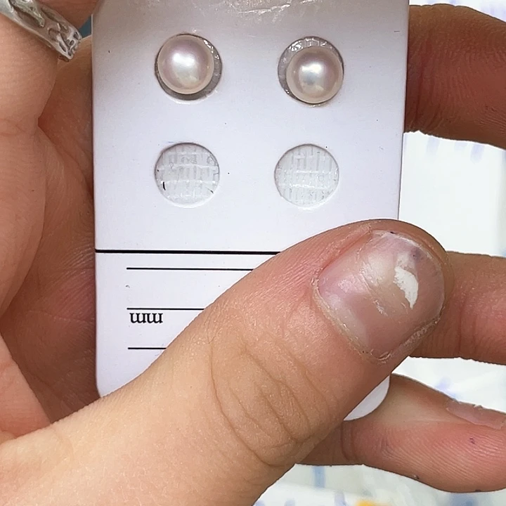 淡水珍珠耳饰银S925镶嵌冬**阳