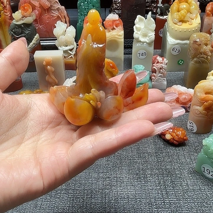 昌化石印石寿山石印章8.2