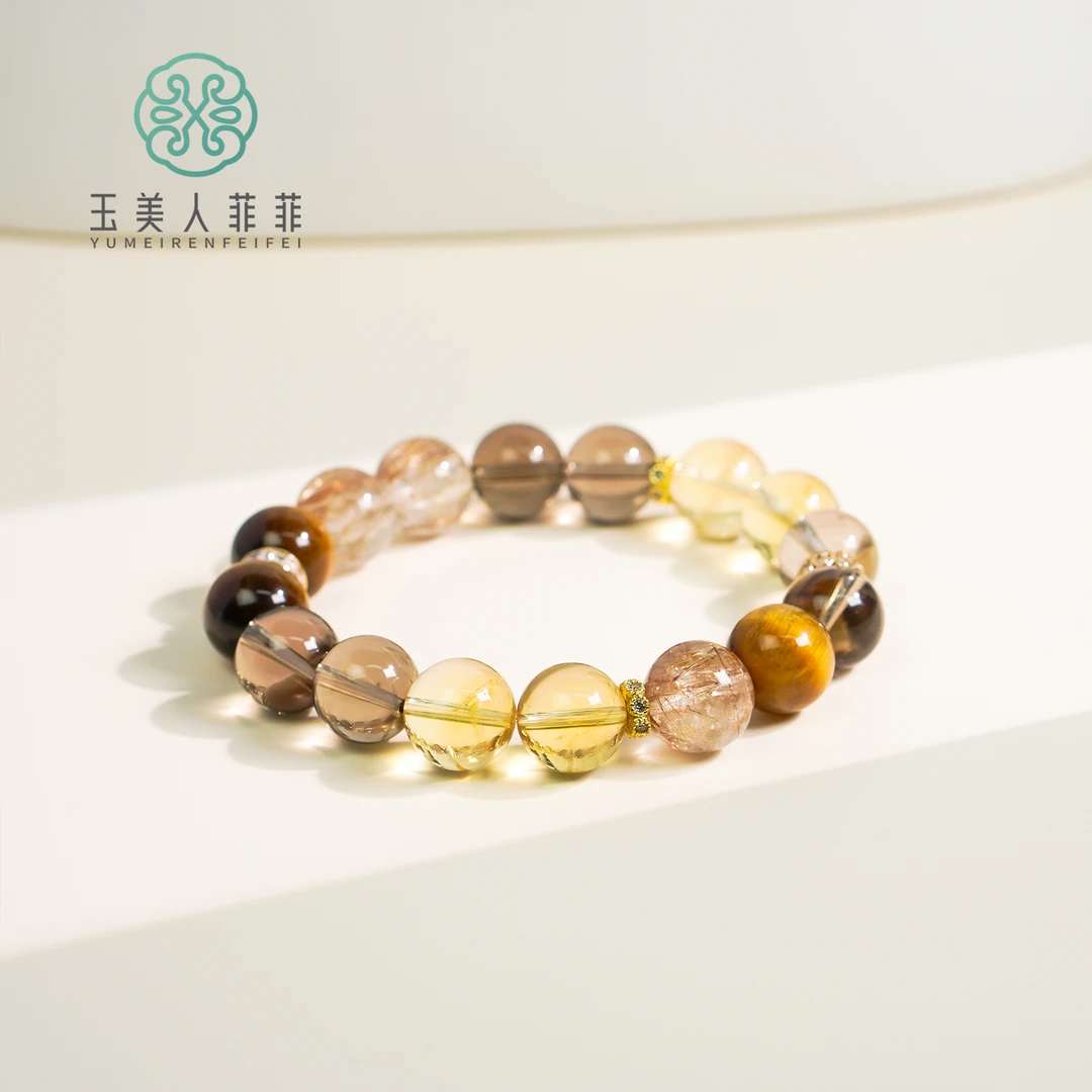 【春日珠宝】菲菲珠宝好*水晶单圈圆珠约12mm手串