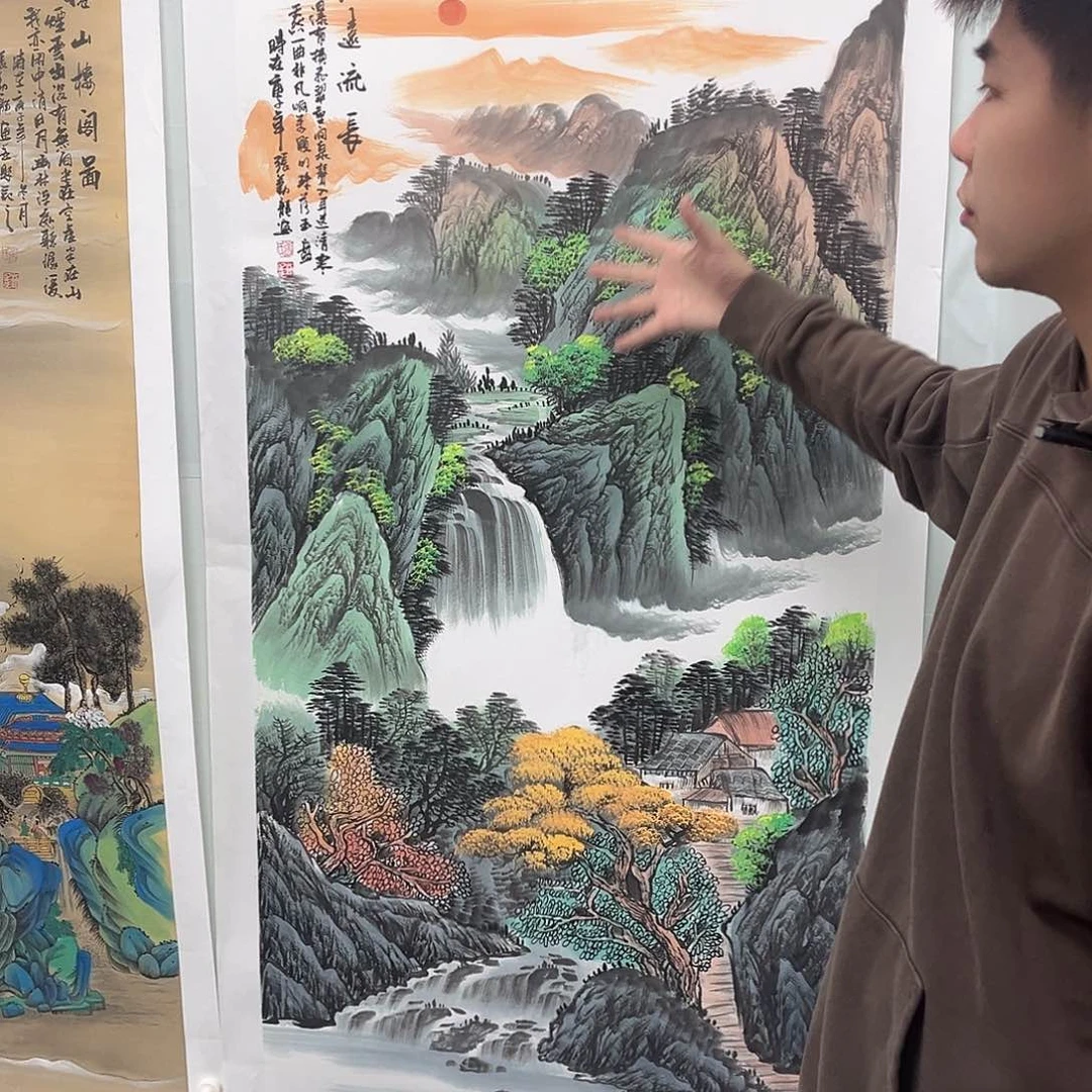 国画宣纸国画纯手绘作品