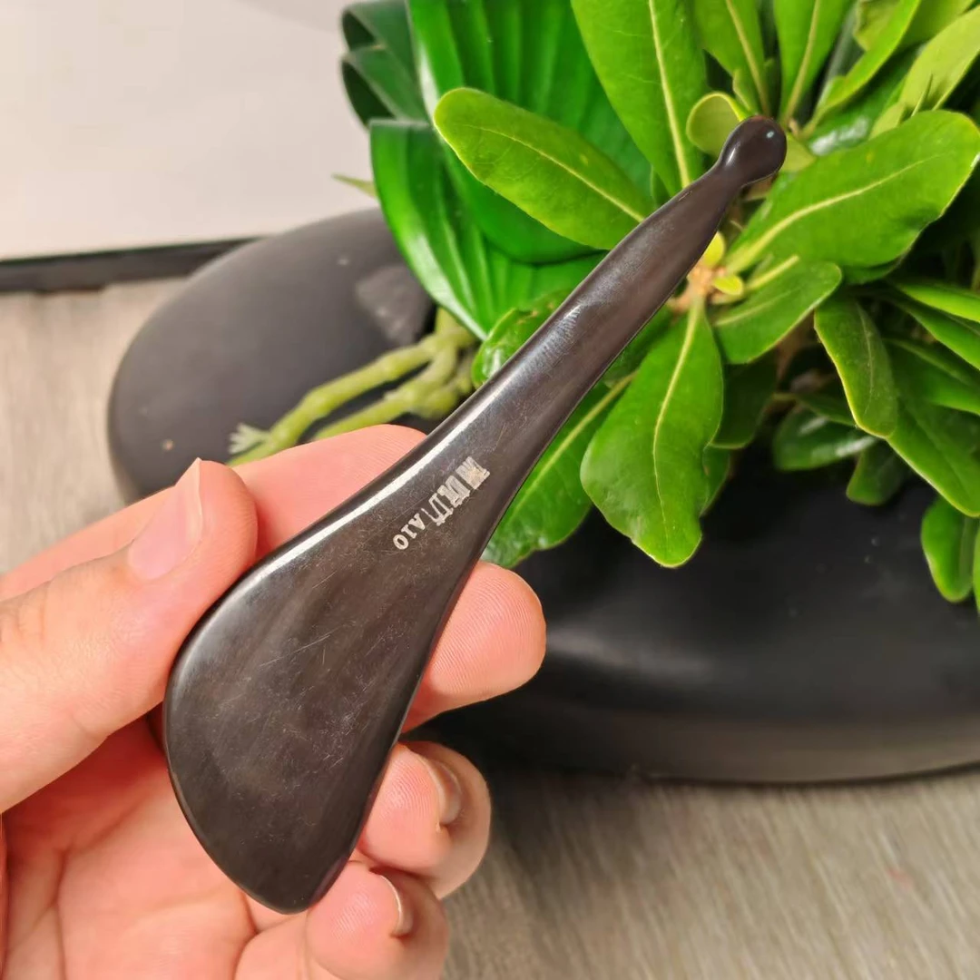 板娘专享 白水牛角黑金刚眼刮拨经点穴棒 微瑕福利 不退不换-248