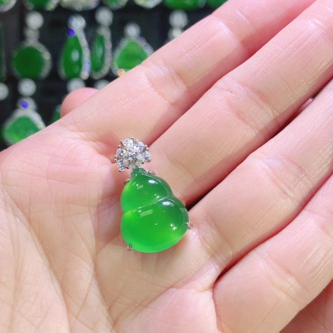 玛瑙/玉髓银S925镶嵌颈饰