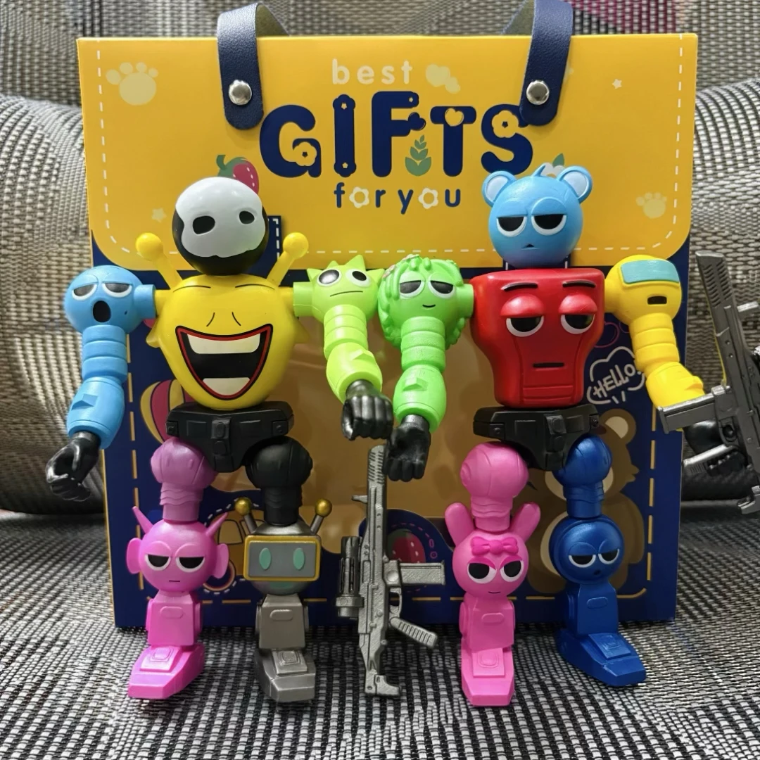 机器人sprunki手办可动拼装游戏机器人模型摆件大号18cm节奏盒子