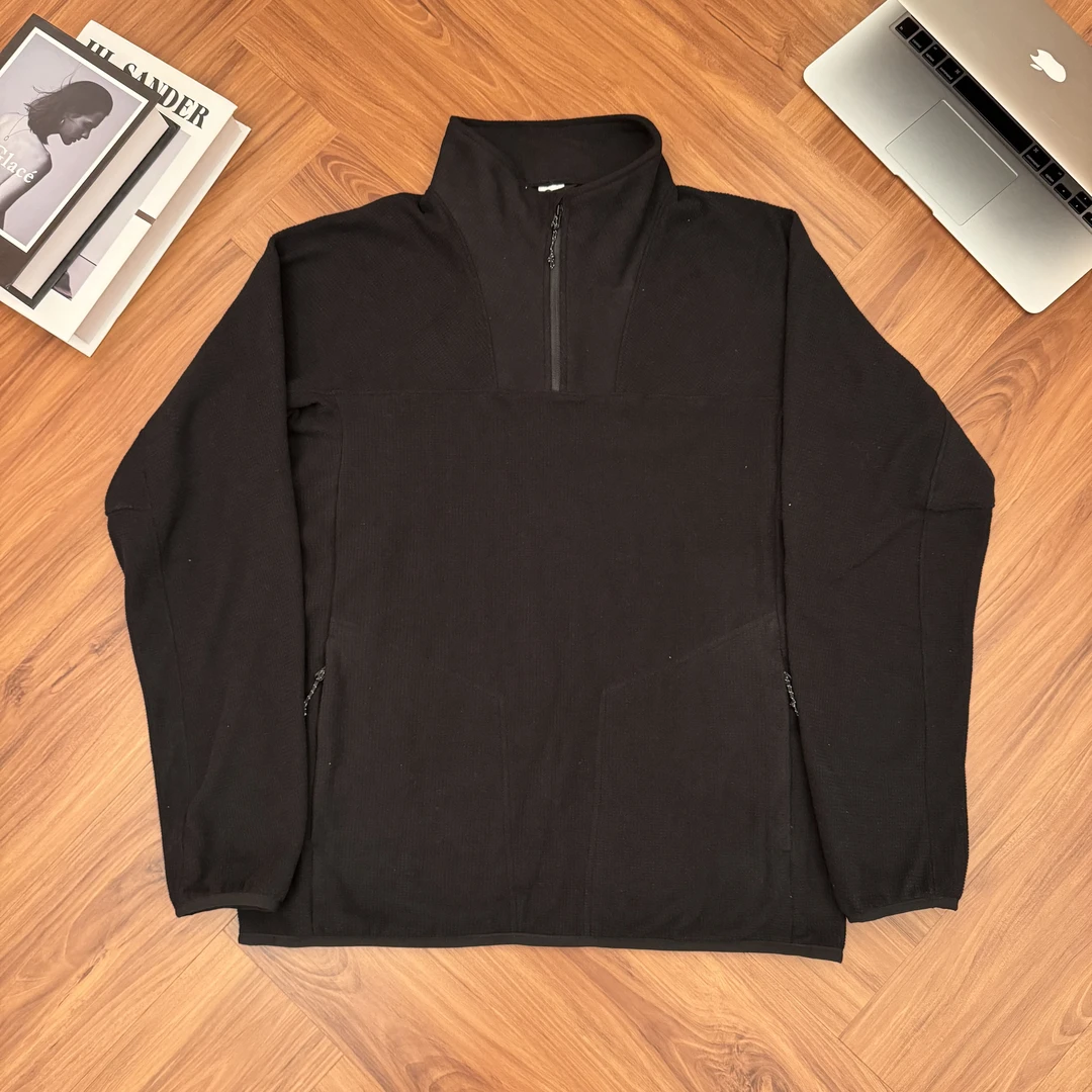 马丁叔叔 25新款秋季户外舒适立领半拉链设计抓绒上衣长袖-893709