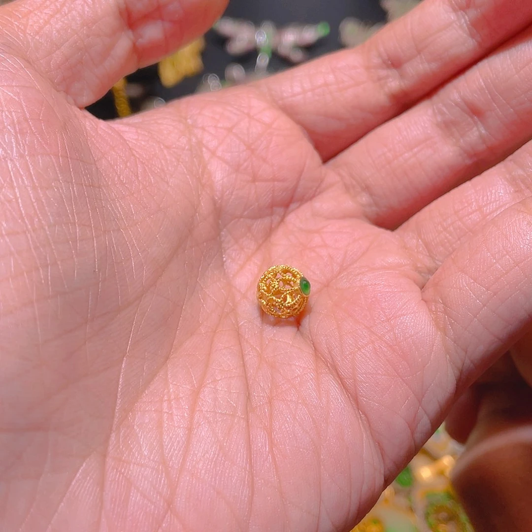 翡翠吊坠(不含链)银S925镶嵌