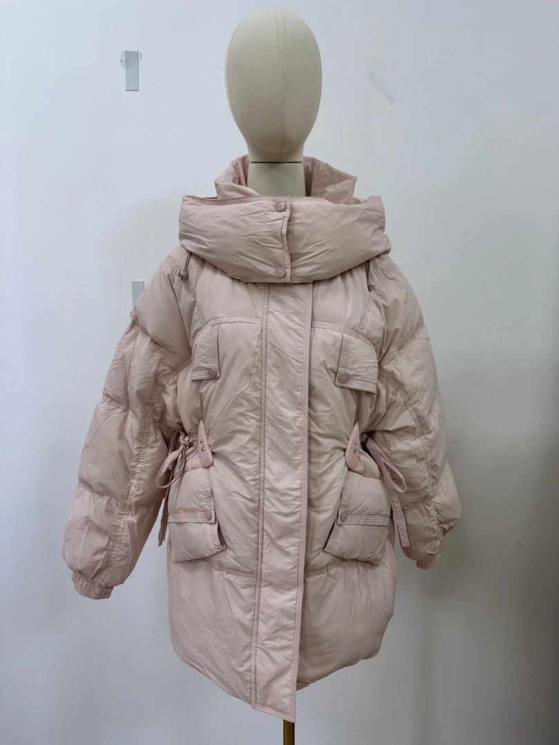 W2024时尚休闲短款百搭宽松保暖秋冬冬季韩版羽绒服Qys-2366