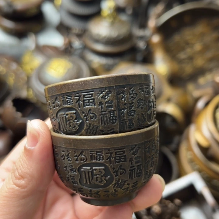 精美铜器摆件藏收