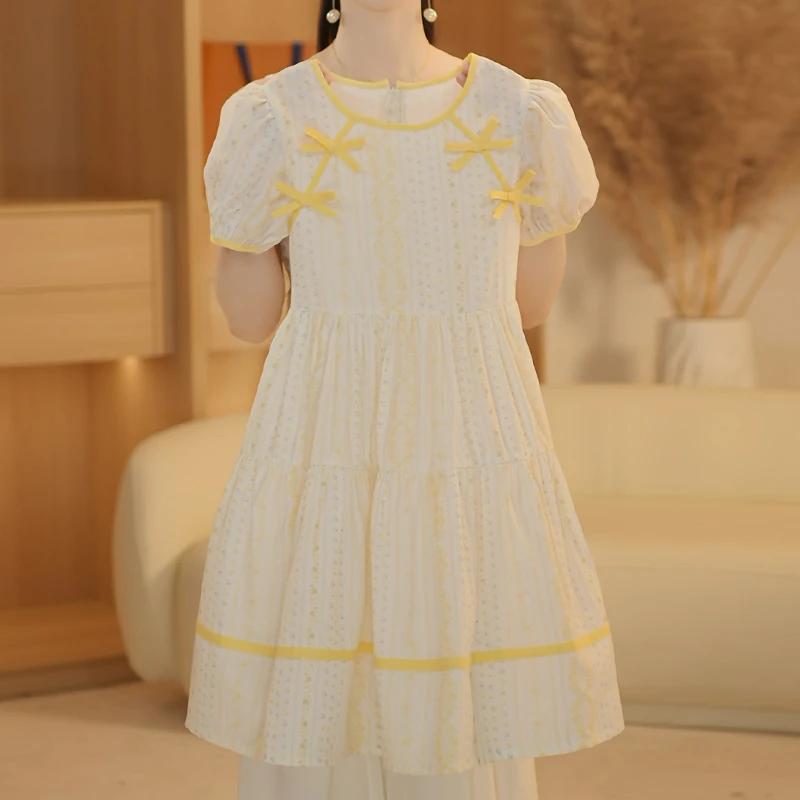 女童连衣裙夏装2025新款洋气女孩儿童夏天薄款碎花裙子LQ-20711