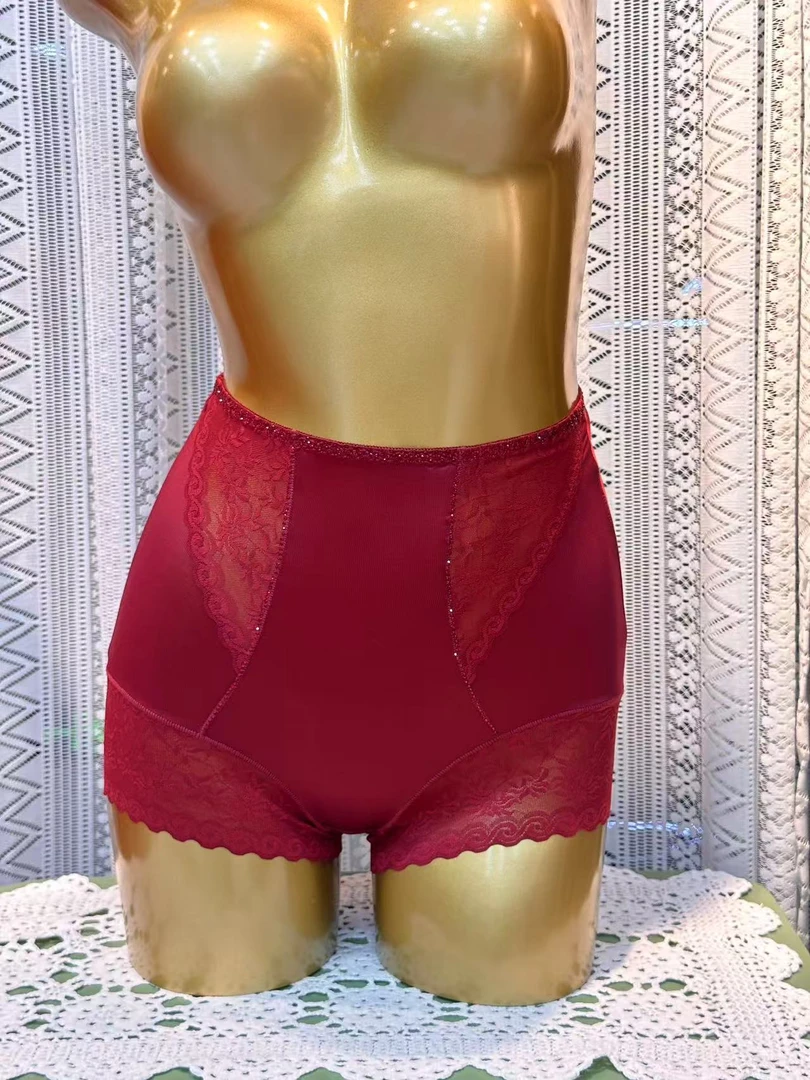 xarifa烫钻性感女士高腰内裤舒适无痕透气3617