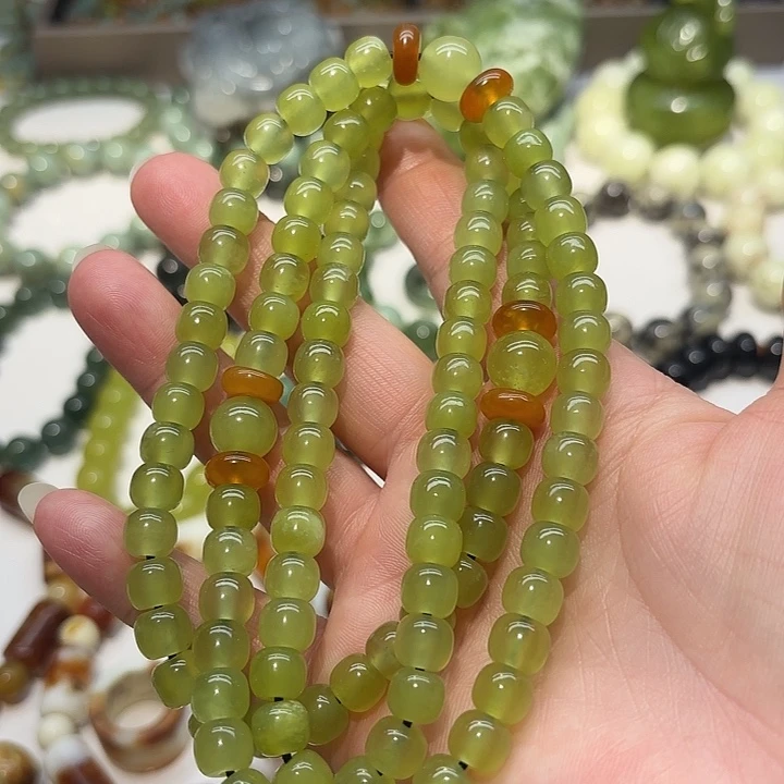 蛇纹石玉未镶嵌手串