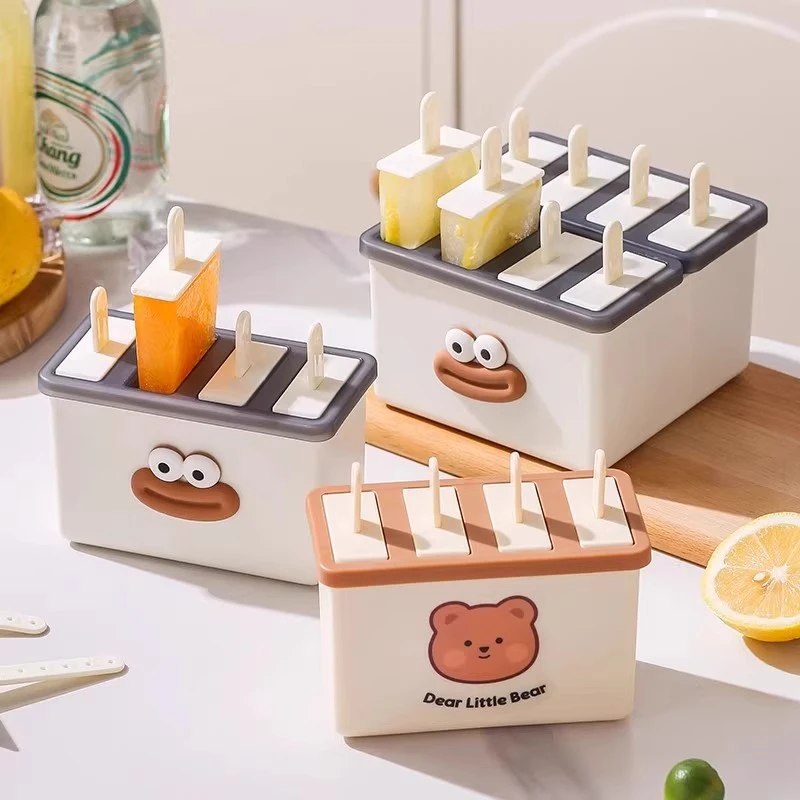 冰棍雪糕模具食品级带盖家用做冰棒冻冰块盒的磨具自制冰淇淋神器