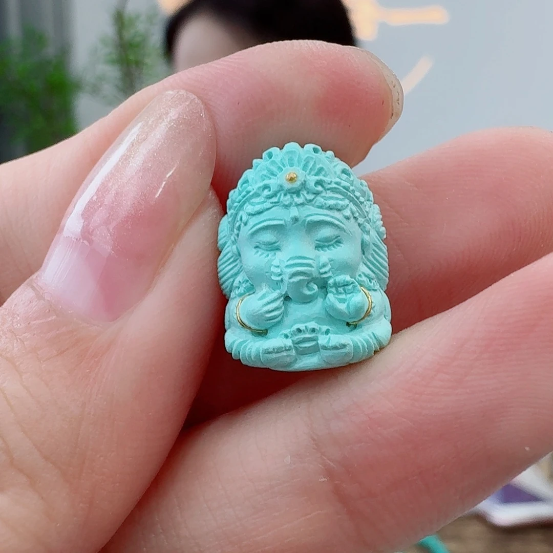 未镶嵌绿松石珠宝奇石