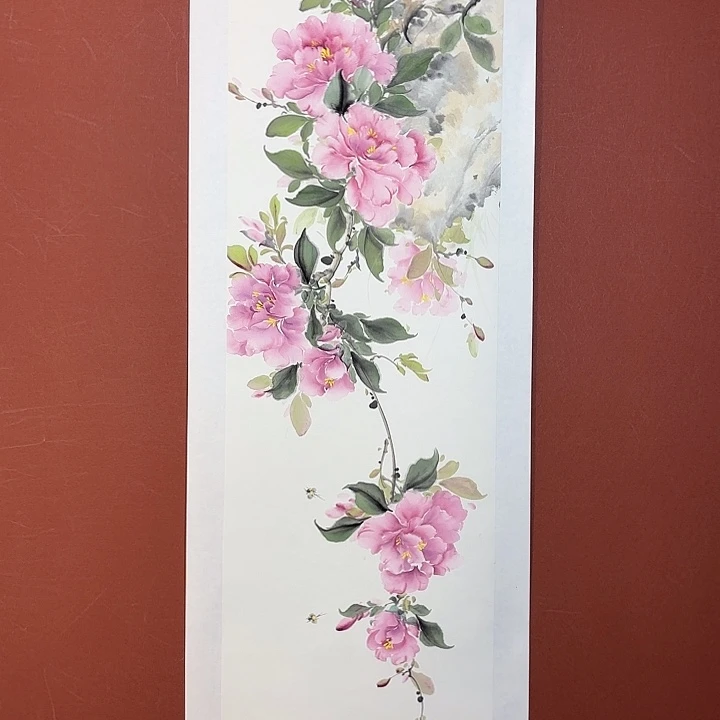 国画听兰老师花鸟