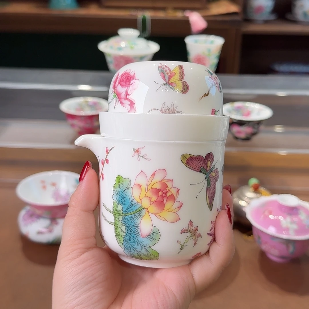 珐琅彩主人杯茶具系列
