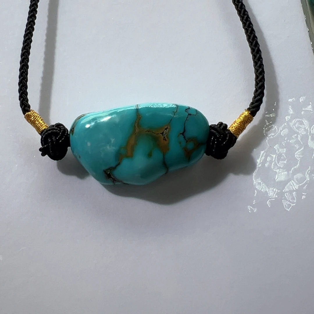 绿松石未镶嵌挂件