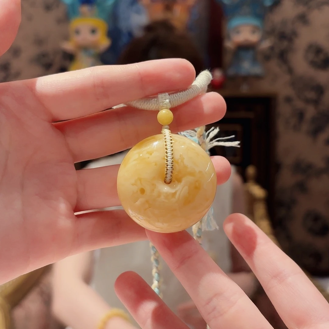 未镶嵌颈饰蜜蜡颈饰