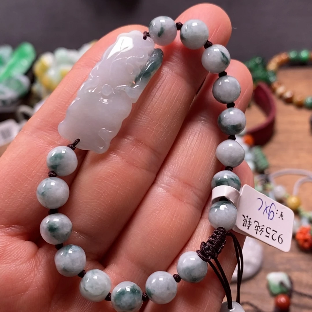 翡翠未镶嵌颈饰复古国风