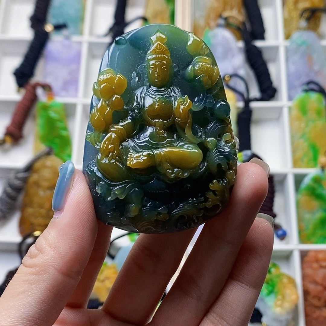 翡翠未镶嵌颈饰翡翠A货