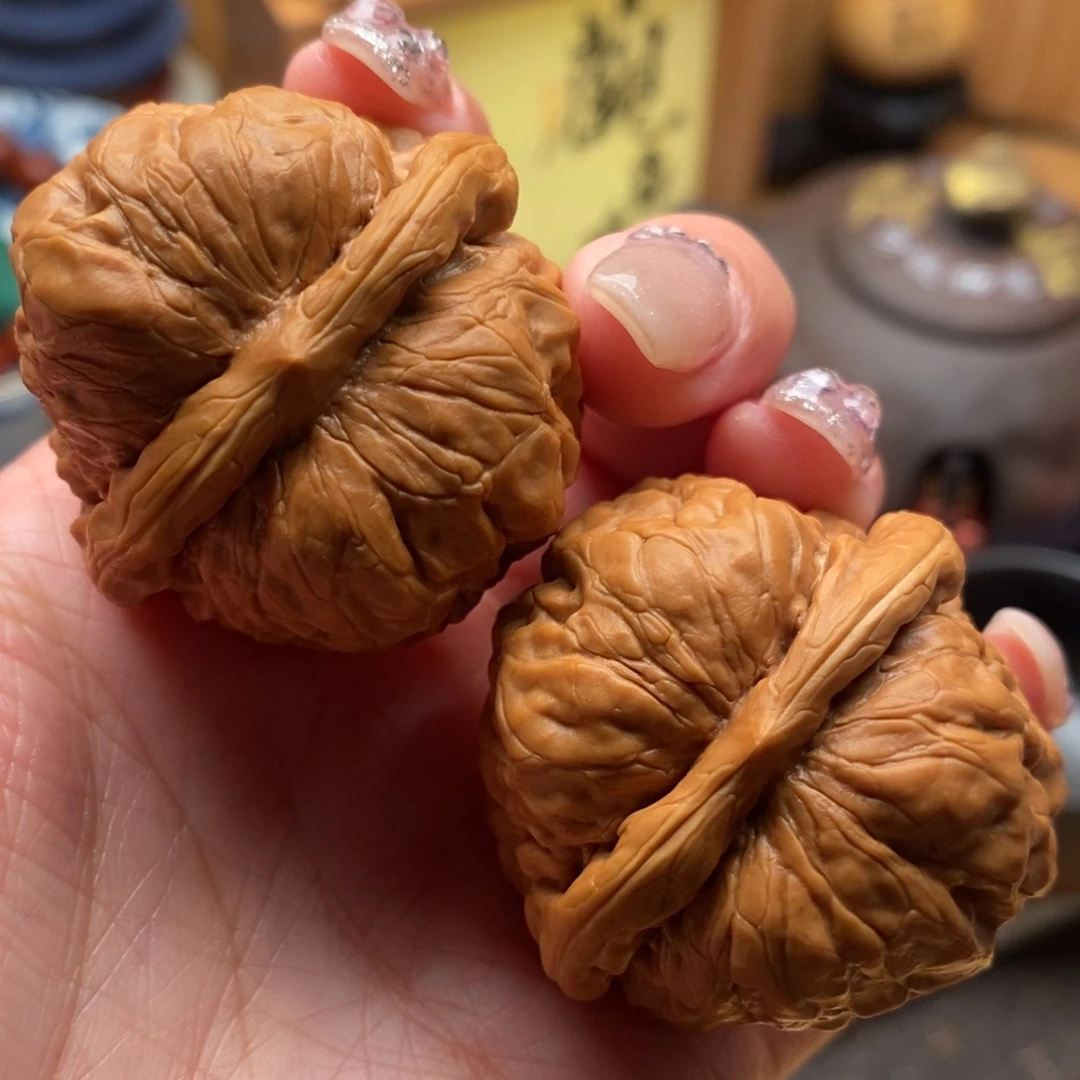 文玩核桃把件41尺寸蛤蟆头