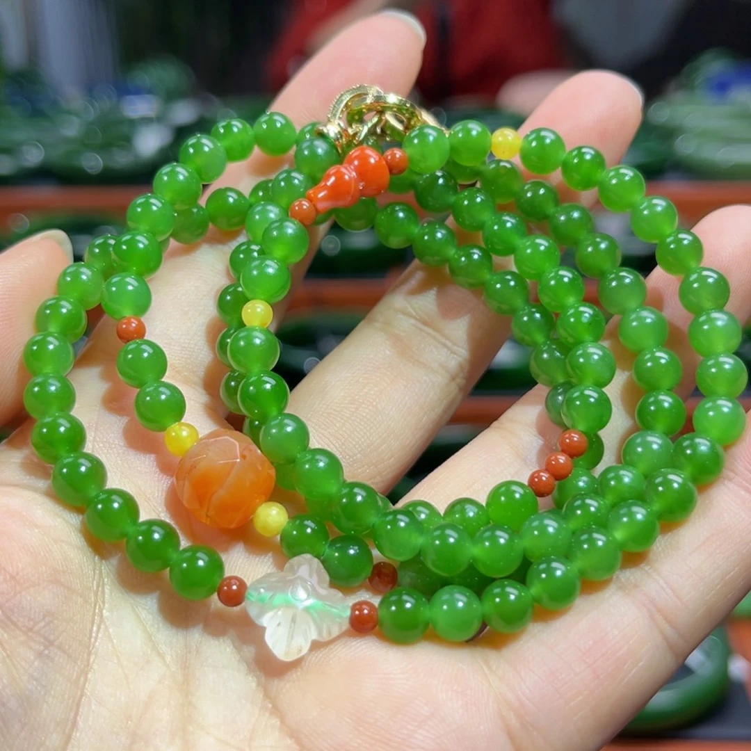 项链未镶嵌和田玉