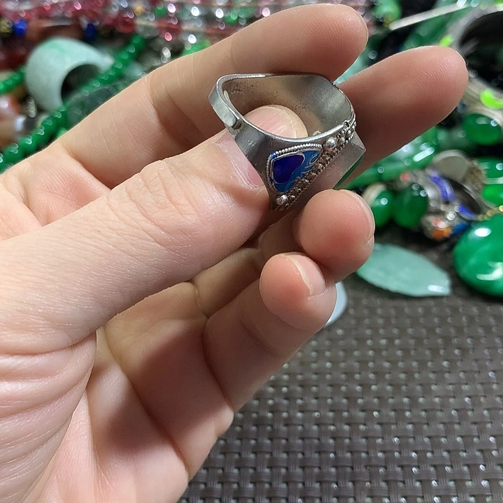 锌合金活口戒指摆件戒指项链