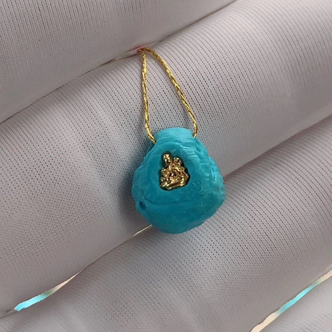 绿松石挂件未镶嵌