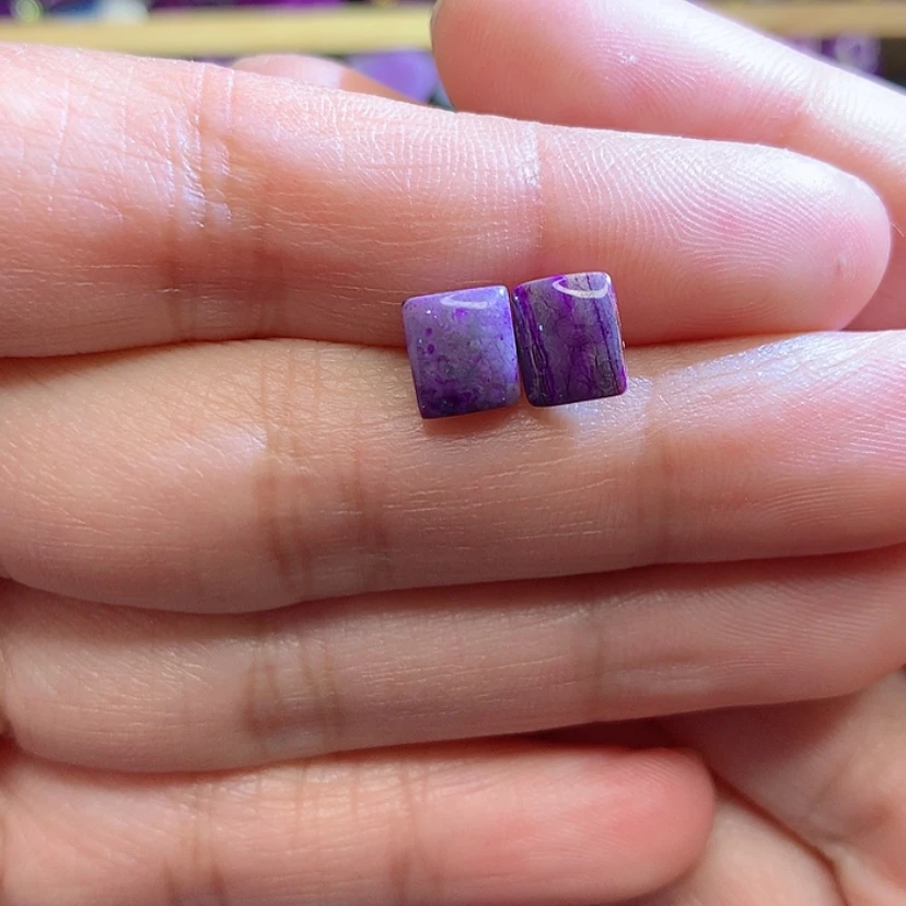 【闪购商品】苏纪石（舒俱来）耳钉银S925镶嵌?****?