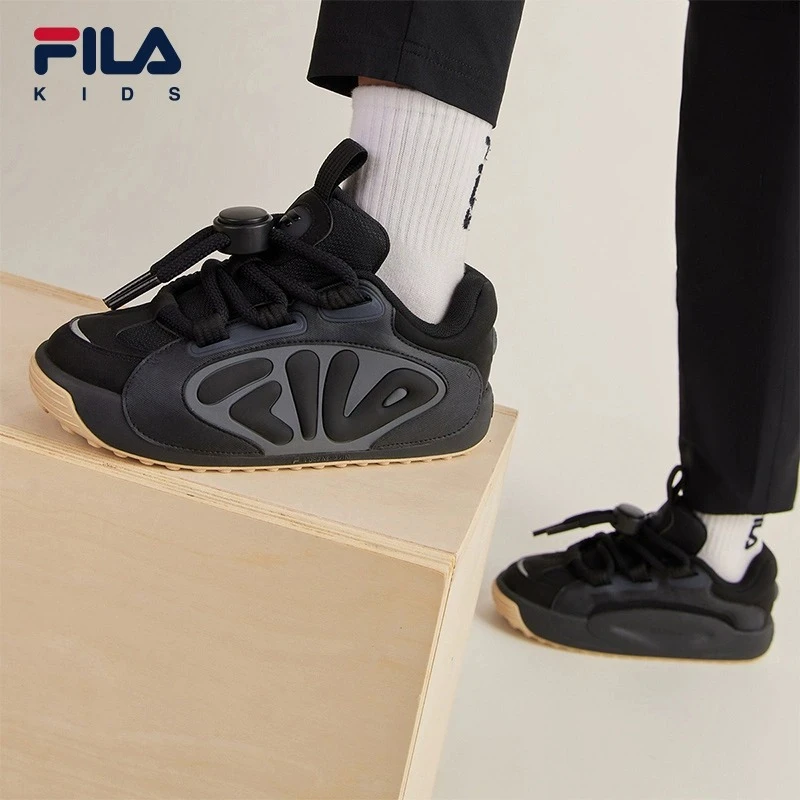 【橄榄鞋】斐乐儿童2025春季新款舒适软弹儿童经典板鞋K15B411306