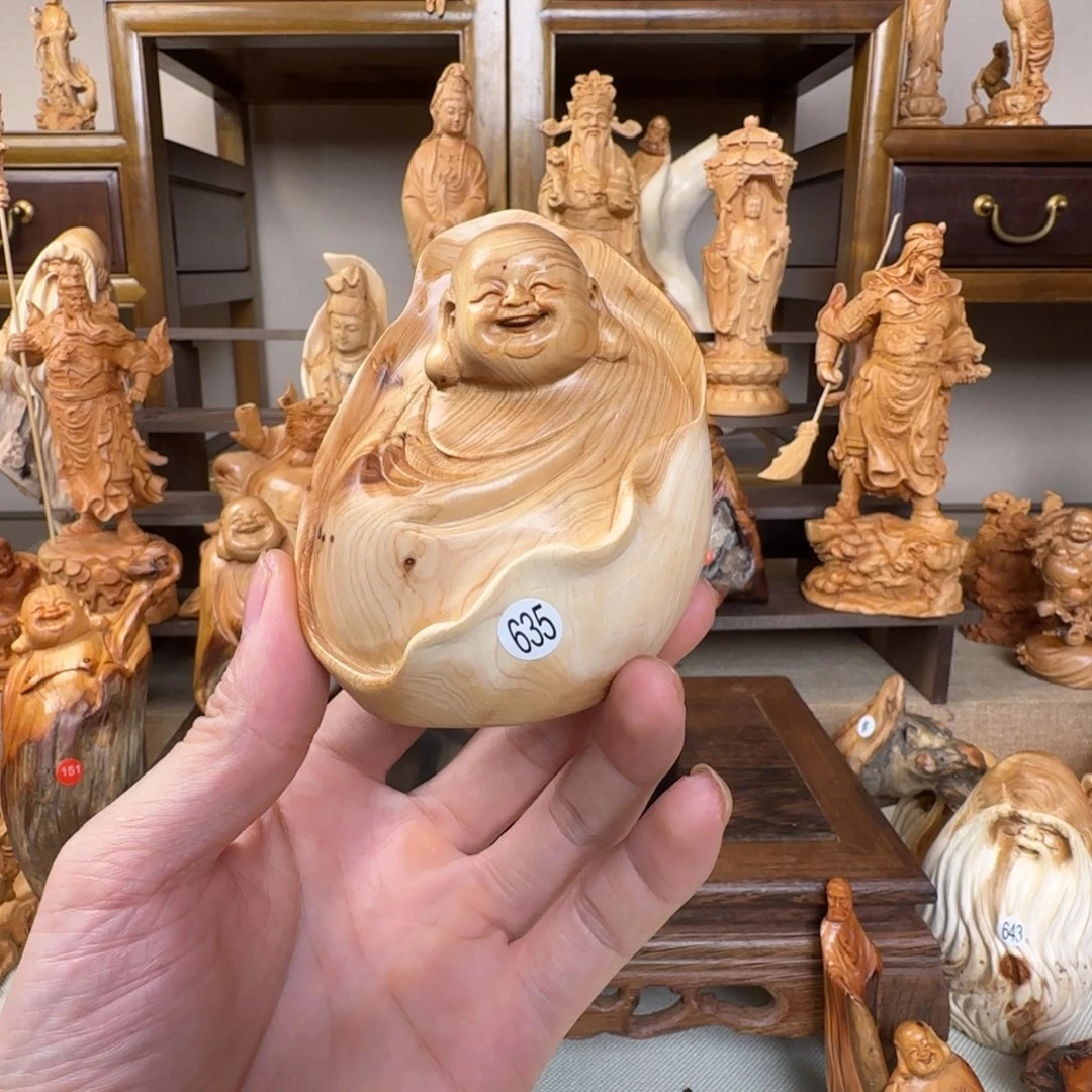 崖柏小木匠艺雕一物一拍