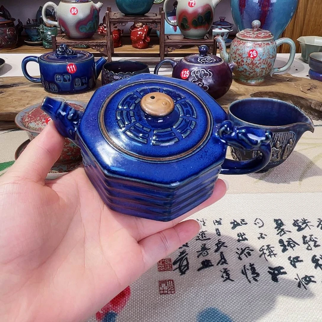 壶禹州钧瓷艺术作品