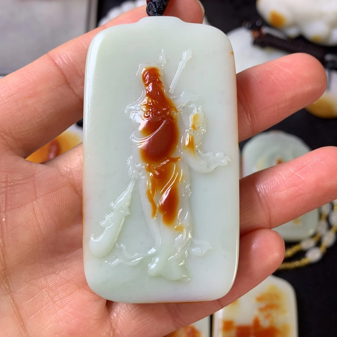 和田玉颈饰未镶嵌吴**狼