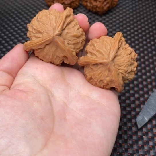 吊坠文玩核桃38全品盘山三棱105