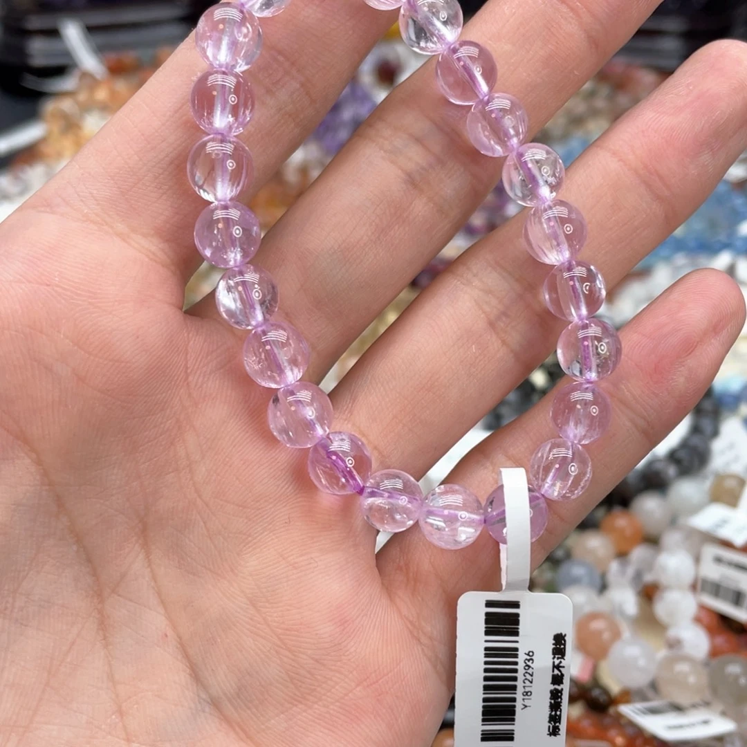 ****锂辉石手串未镶嵌紫锂辉8