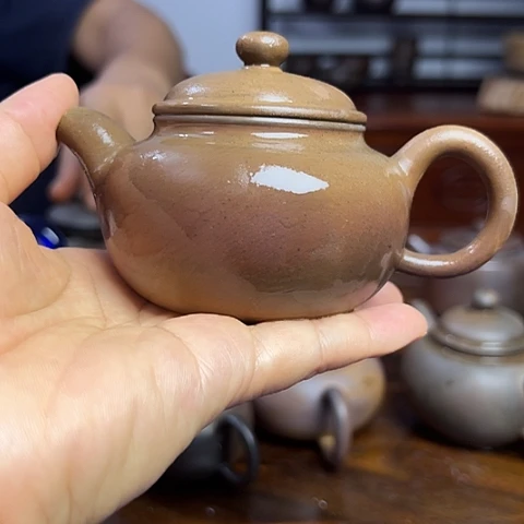 戬谷龙窑柴烧茶壶12