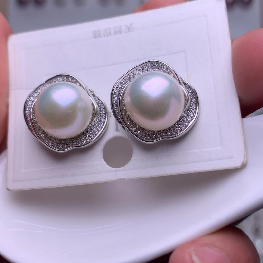 未镶嵌耳饰淡水珍珠