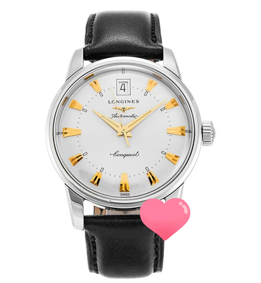 99新 Longines/浪琴 /复古金针611/表径35/单表/自动机械表