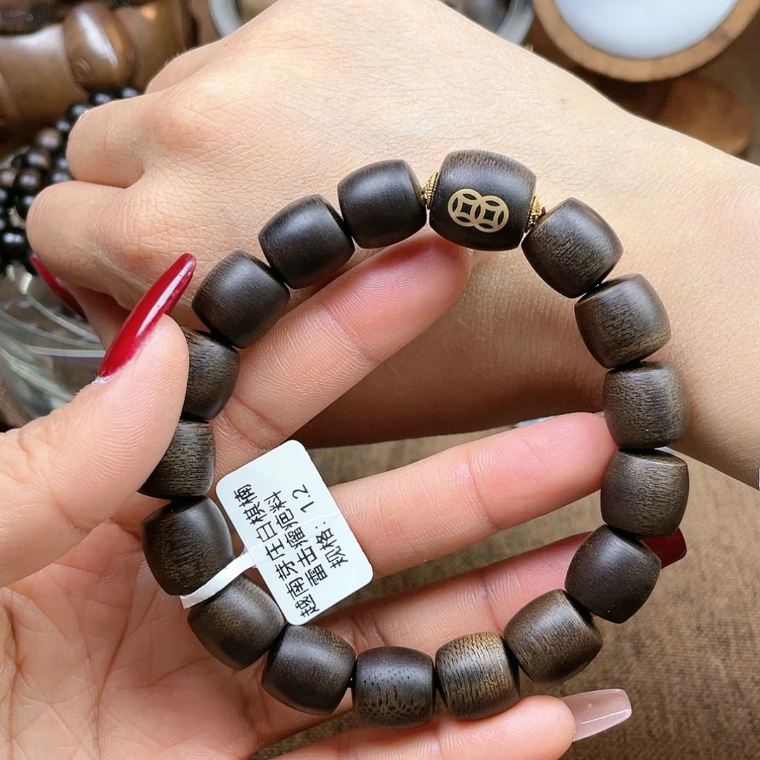 沉香手串浅**风越南芽庄白棋楠