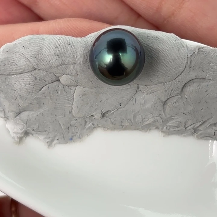 未镶嵌裸珠定制海水珍珠11.2mm大溪地一颗