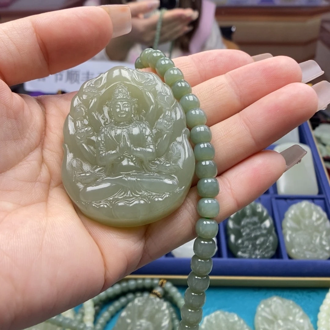 和田玉颈饰未镶嵌用****1