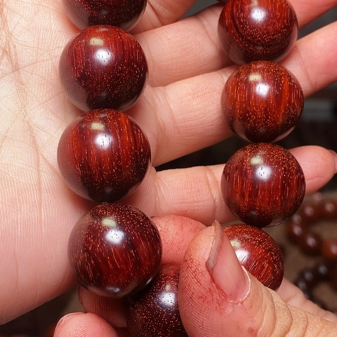 檀香紫檀（小叶紫檀）手串180度龙鳞