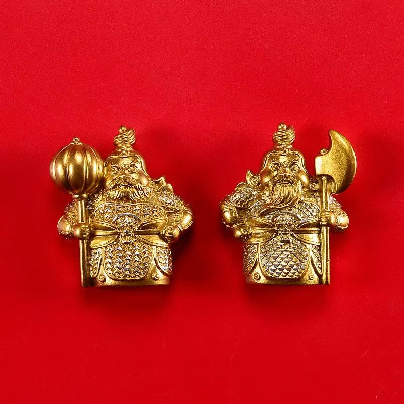 【门神一对】3d立体创意冰箱贴