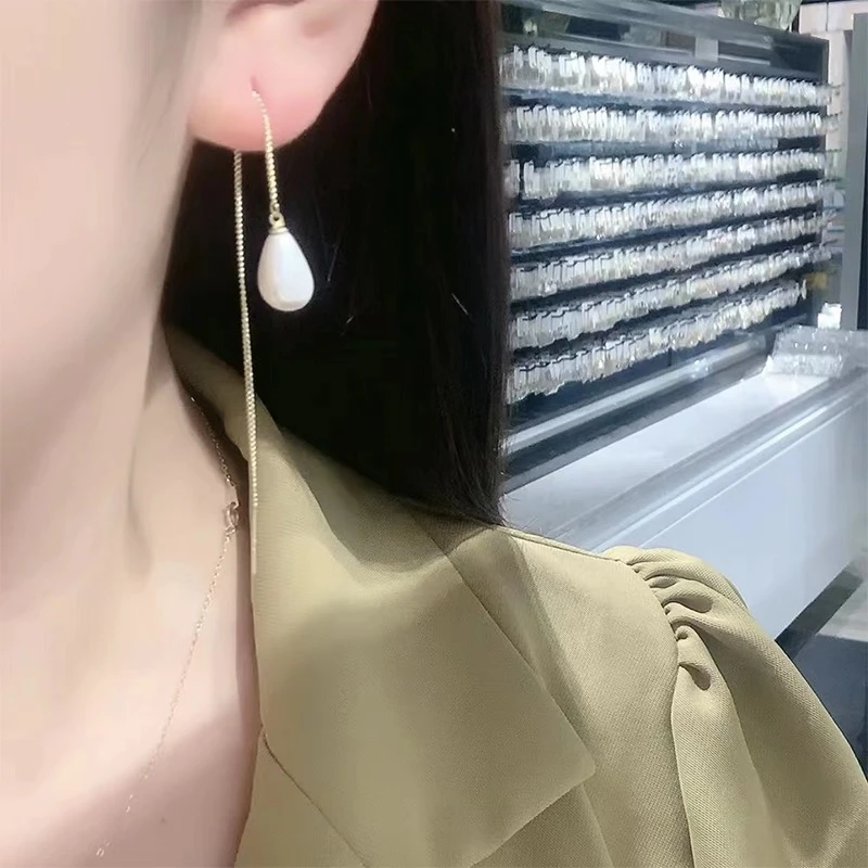 非金属仿珍珠耳饰 简约系列性价比款耳钉2642 B