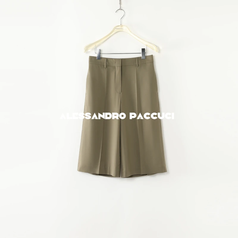 AP洛哥51018KQ【黑标系列】意大利进口绵羊毛休闲百搭西裤七分裤 春