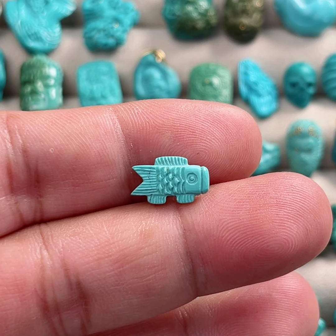 绿松石未镶嵌配饰