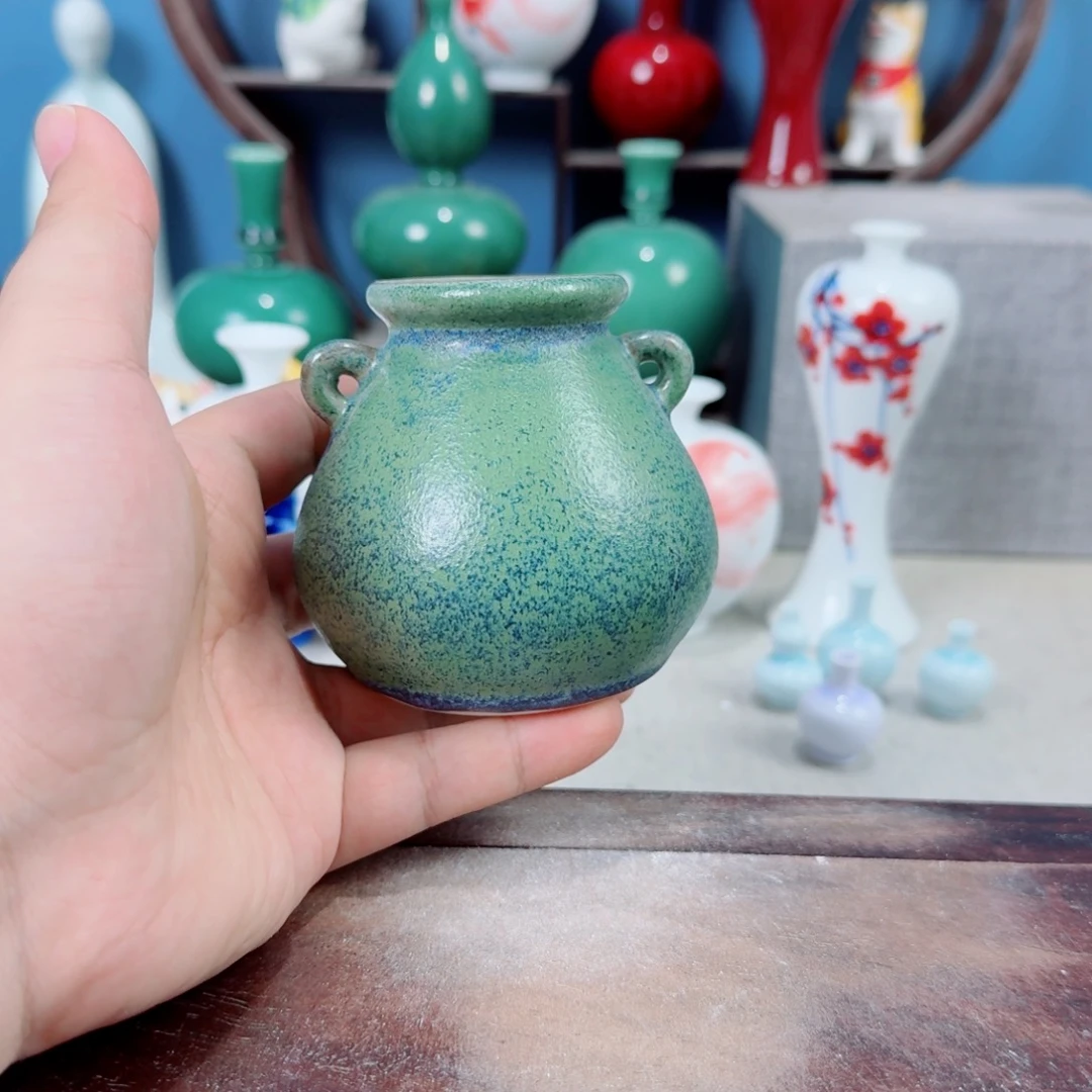 陶瓷手工小花器摆件