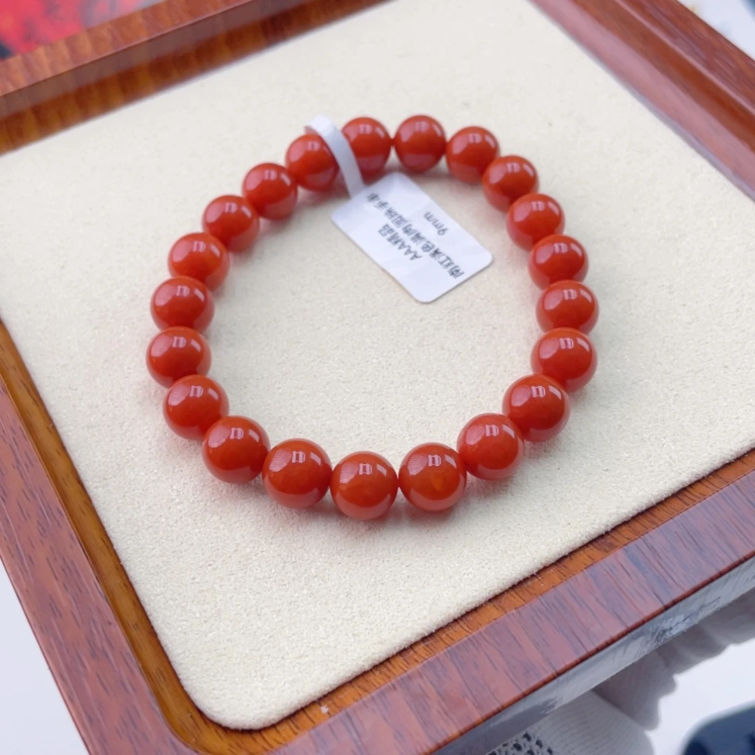 南红玛瑙未镶嵌手链南红手串22.15克