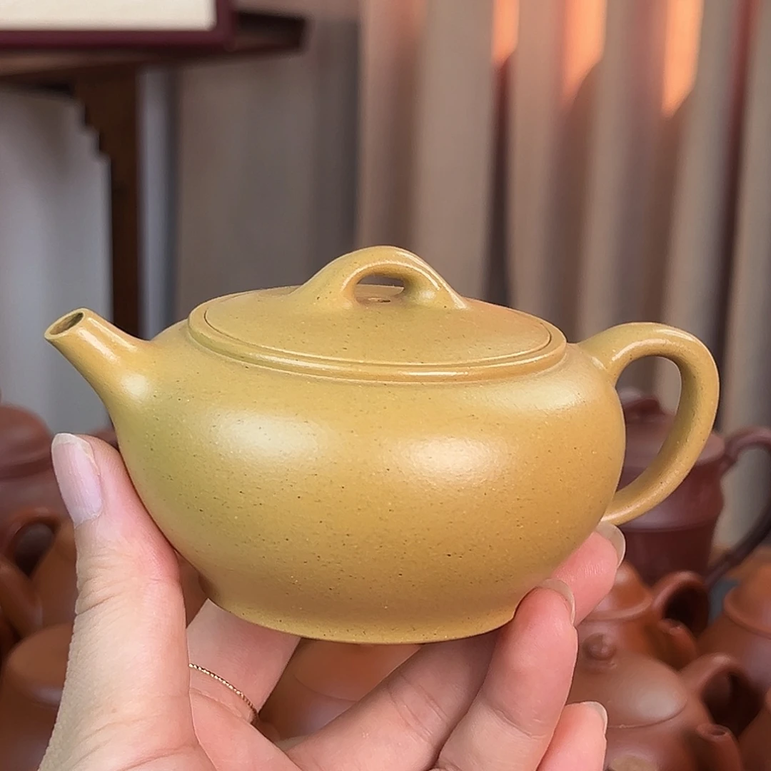 茶壶紫砂精品原矿 碗壶 本绿 200cc