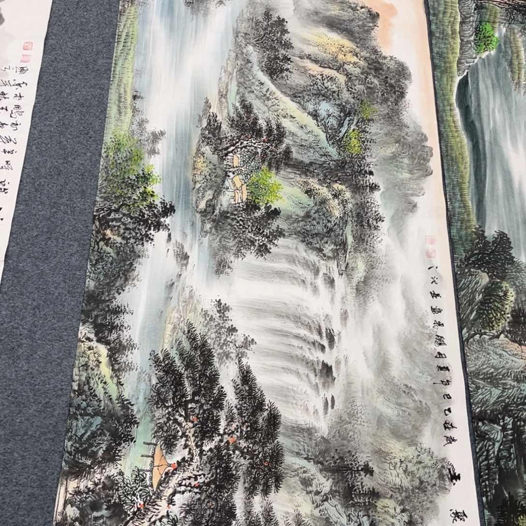 国画宣纸手绘，手工作品