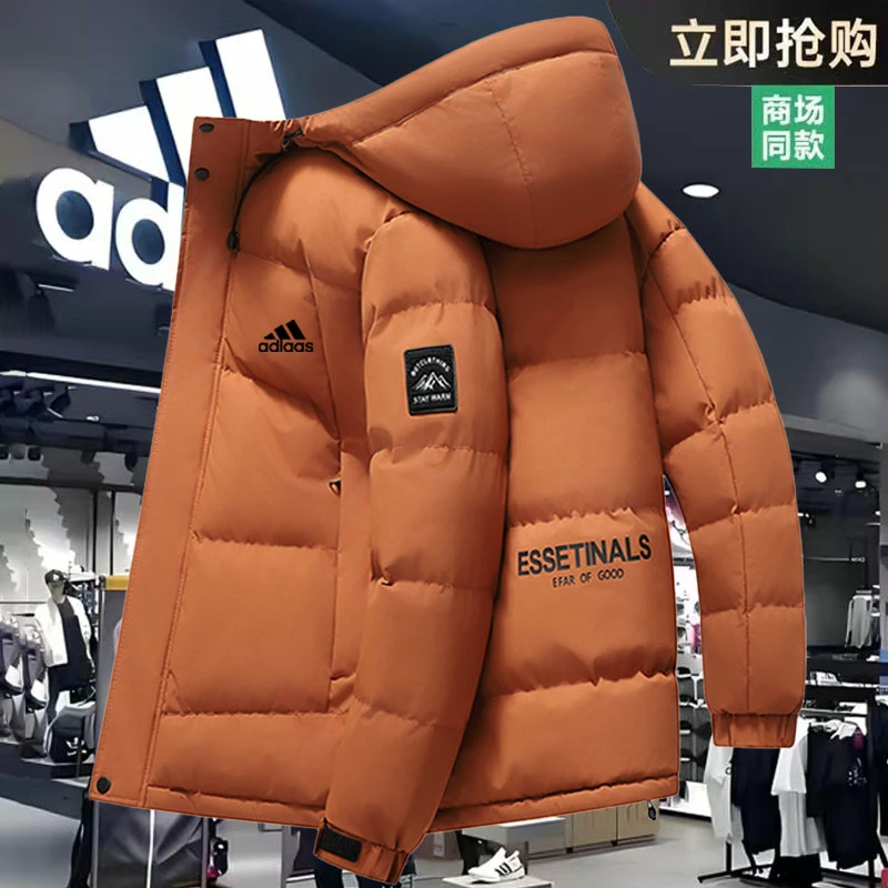 奥莱专柜棉衣男冬季2025新款冬装加厚潮牌工装羽绒棉服连帽外套男