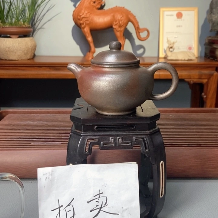 紫砂茶杯好**乖朱泥电柴混